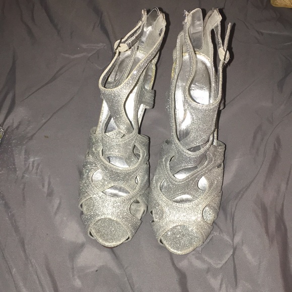 High heel glitter sandals - Picture 4 of 4